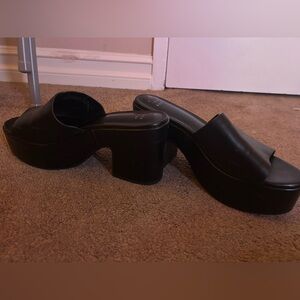 Women's Black Platform Dress Shoes size 7.5